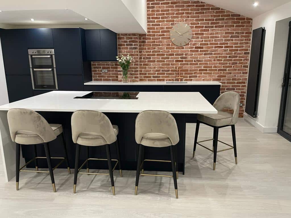 Red Brick Slips In The Kitchen