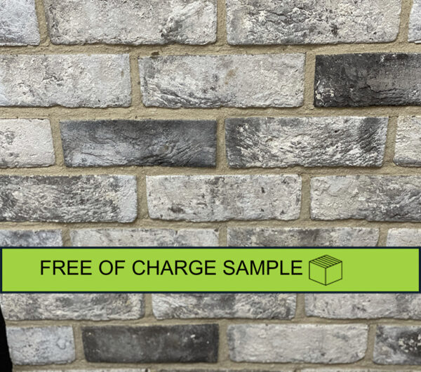 Iced Grey Sample Panel Brick Slips