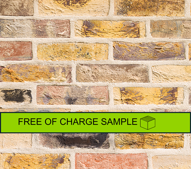 Restoration Yellow Blend Sample Panel Brick Slips